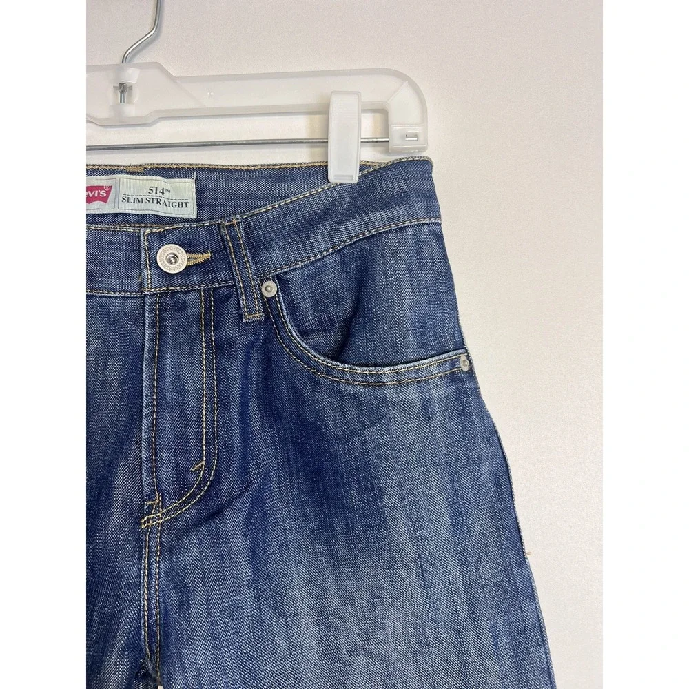 Levi's Performance 514 Straight Jeans Sz 16 Slim Fit Blue YOUTH‎ Boys
